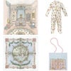 French Style Playsuit & Blanket Gift Set, Carre French Bedroom, Carre Tapestry Original & Balloons - Mixed Gift Sets - 1 - thumbnail