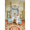 Trio Carre 100 x 100 cm Blanket Set, Rocking Horse, Hot Air Balloons & Carousel Blue - Swaddles - 2