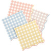 Set of 12 Gingham Large Napkins, Multi - Tableware - 1 - thumbnail