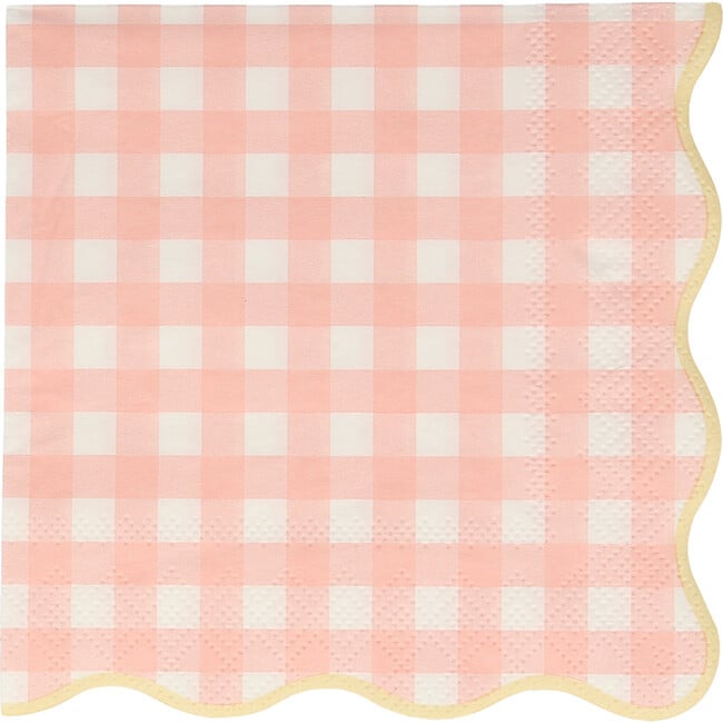 Set of 12 Gingham Small Napkins, Multi - Tableware - 2