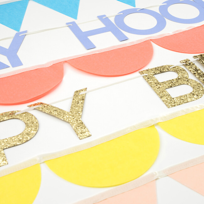 Rainbow Birthday Garland - Garlands - 3