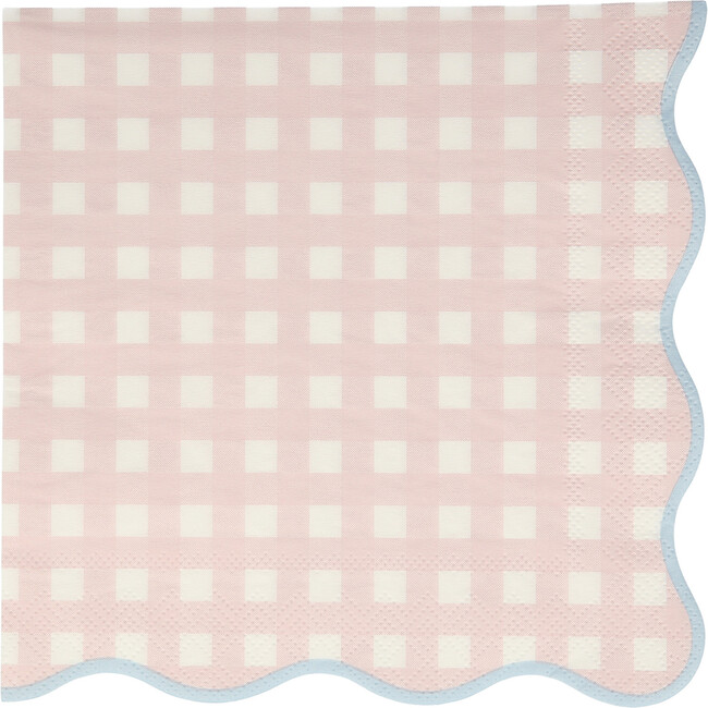 Set of 12 Gingham Large Napkins, Multi - Tableware - 3