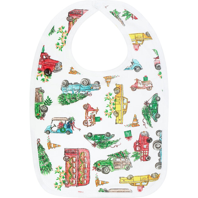 Home for the Holidays Bib, Green