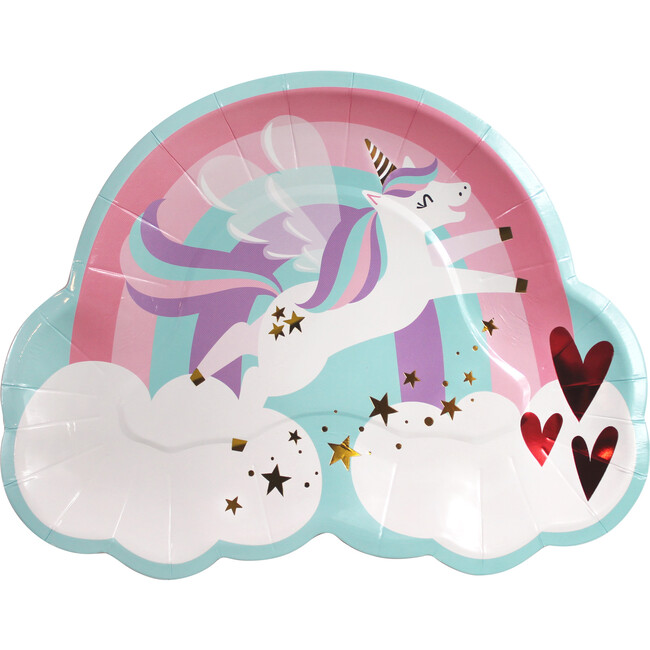 Love is Magical Unicorn Plates