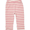 Andy Baby Legging, Rose Stripe - Leggings - 1 - thumbnail