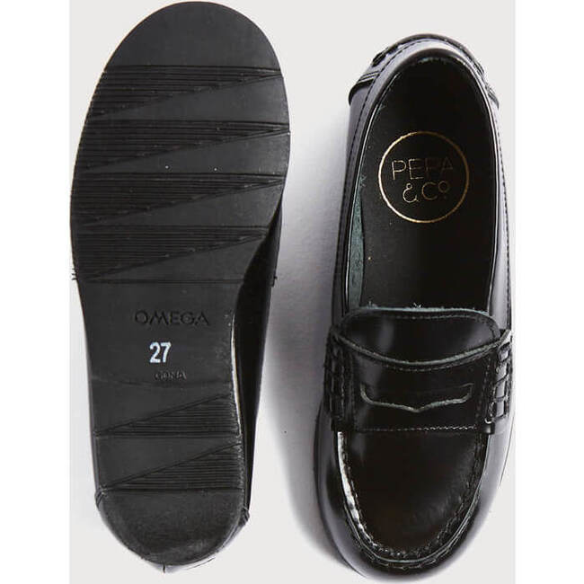 Leather Moccasins, Black - Dress Shoes - 2