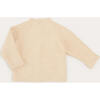 Cable Knit Button Cardigan, Cream - Cardigans - 4