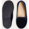 Velvet In-Door Slippers, Navy - Slippers - 5