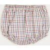 Check Button Bloomers, Blue & Red - Bloomers - 4