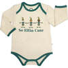 So Elfin Cute Christmas Viscose Bamboo Terry Ringer Baby Onesie - Onesies - 1 - thumbnail