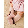 Hand-Smocked Ruffle Collar Romper, Rose Pink - Onesies - 5