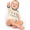 So Elfin Cute Christmas Viscose Bamboo Terry Ringer Baby Onesie - Onesies - 2