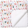 Santa and Friends Small Bamboo and Fleece Throw Blanket - Blankets - 1 - thumbnail