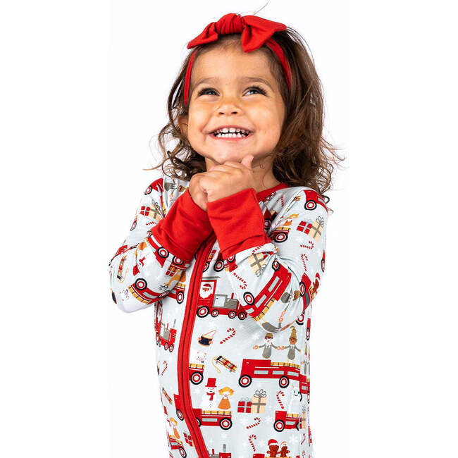 Fire Engine Red Christmas Bamboo Baby Headband