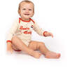 Santa Baby Christmas Viscose Bamboo Terry Ringer Baby Onesie - Onesies - 3