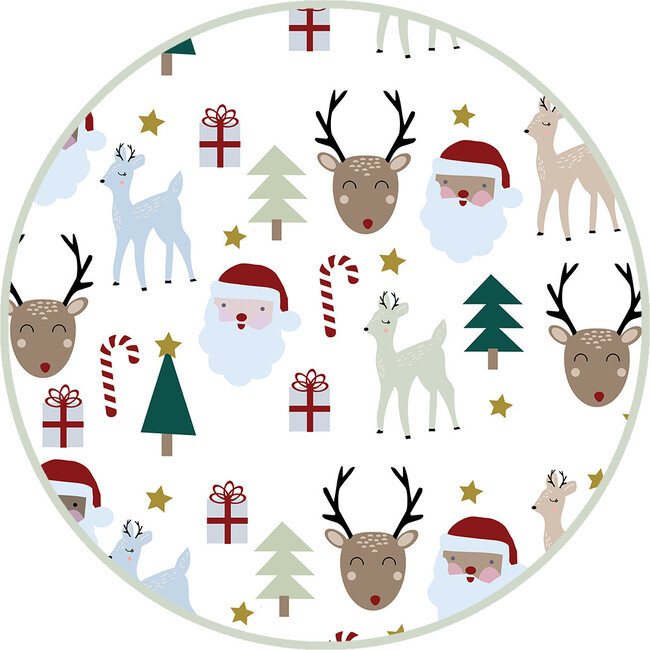 Santa and Friends Bamboo Pet Bow Tie - Dog Bandanas & Neckties - 3