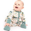 Coastal Christmas Bamboo Convertible Baby Pajama - Pajamas - 2