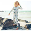 Coastal Christmas Bamboo Long Sleeve Kids Pajama Pants Set - Pajamas - 3