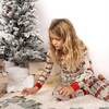 Christmas Train Bamboo Long Sleeve Kids Pajama Pants Set - Pajamas - 3