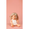 Colourful Edition Collection - Baby Doll Caucasian Dirty Blond Girl 15" (cream rompers) - Dolls - 5