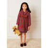 Tartan Bow Front Dress-Gown, Red - Pajamas - 2