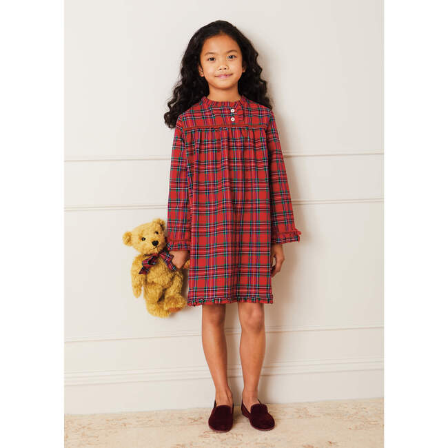 Tartan Nightdress, Red - Pajamas - 3