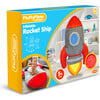 Blast Off Rocket Ship Fluffy Floor Cushion - Playmats - 2