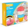 Triple Scoop Ice Cream Fluffy Floor Cushion - Playmats - 2