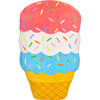 Triple Scoop Ice Cream Fluffy Floor Cushion - Playmats - 1 - thumbnail