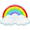 Rainbow Cloud Fluffy Floor Cushion - Playmats - 1 - thumbnail