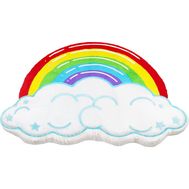 Rainbow Cloud Fluffy Floor Cushion - Playmats - 3