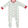 Double Zip Footed One Piece PJ, Christmas Nostalgia - Footie Pajamas - 1 - thumbnail