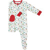 Double Zip Footed One Piece PJ, Christmas Nostalgia - Footie Pajamas - 2