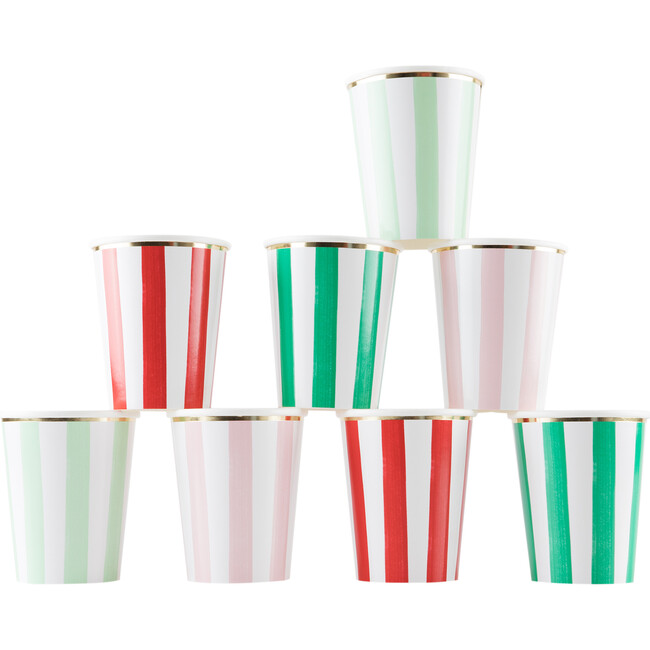 Striped Cups