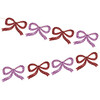 Red & Pink Glitter Bow Garland - Garlands - 1 - thumbnail