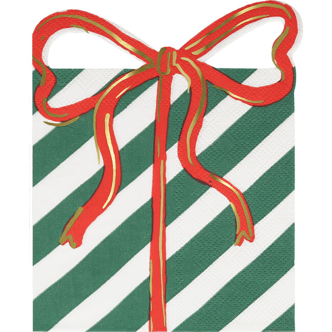 Present With Bow Napkins - Party - 4