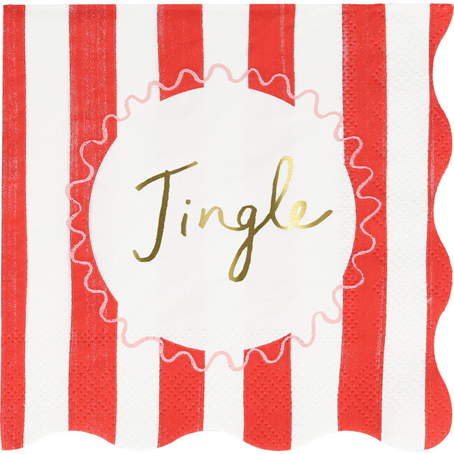 Striped Small Napkins - Party - 5