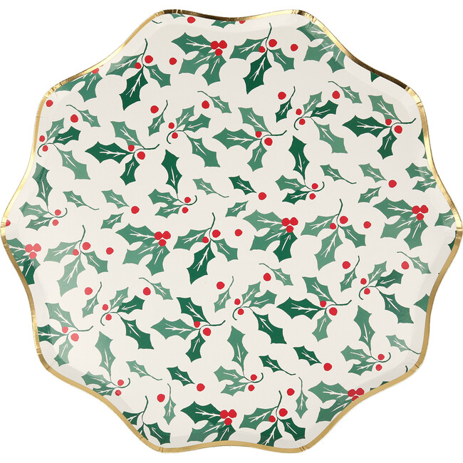 Holly Pattern Plate