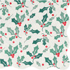 Holly Pattern Napkin Large - Party - 1 - thumbnail