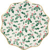 Holly Pattern Side Plate - Party - 1 - thumbnail