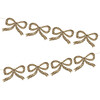 Gold Glitter Bow Garland - Garlands - 1 - thumbnail