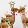 Honeycomb Reindeer Family - Decorations - 4