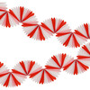 Candy Cane Stripe Honeycomb Garland - Garlands - 1 - thumbnail