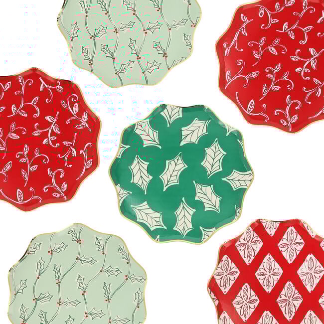 Block Print Side Plates - Party - 1