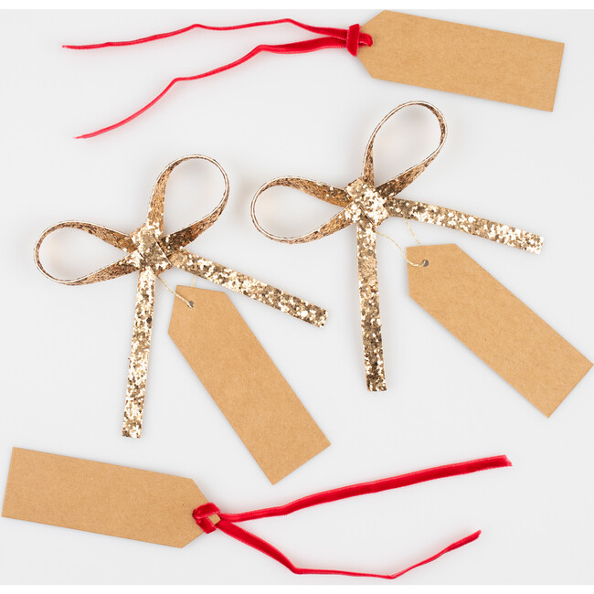 Eco Glitter Gift Bows - Paper Goods - 3