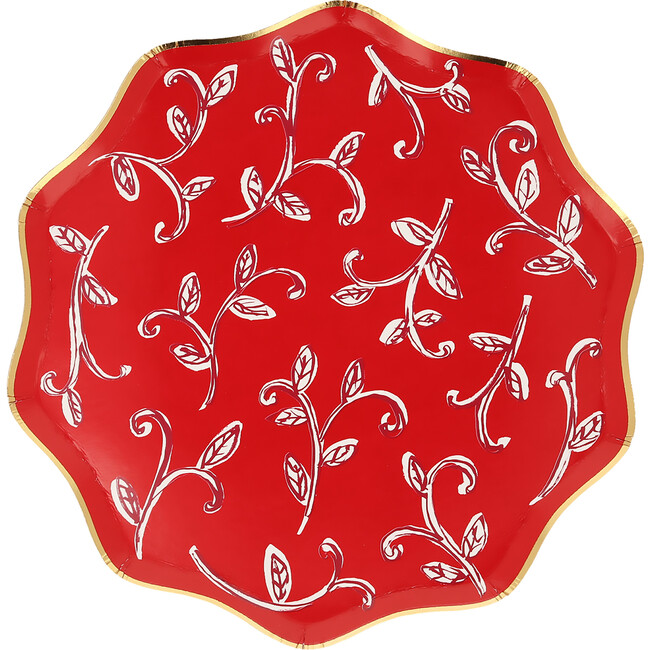 Block Print Side Plates - Party - 4