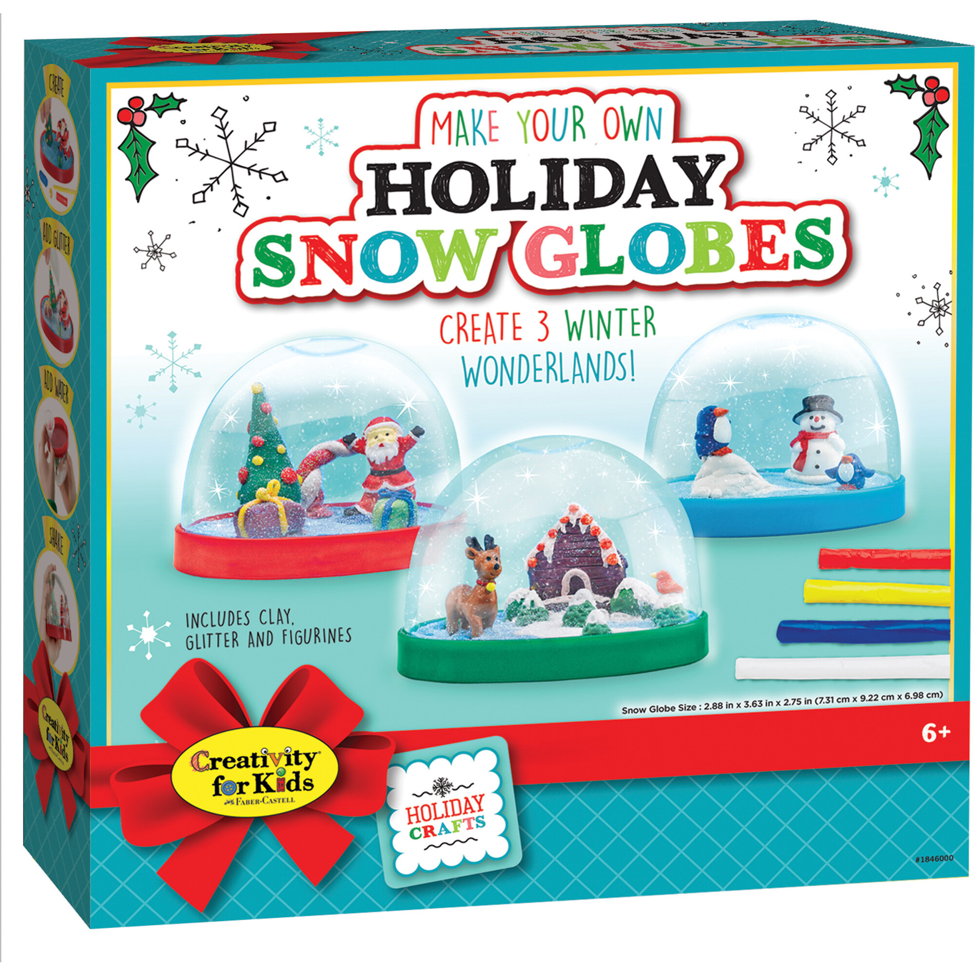 Make Your Own Holiday Snow Globes - Craft Kits - 1