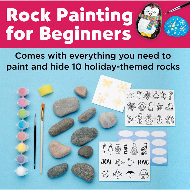 Holiday Hide and Seek Rock Painting Kit - Activities - 2