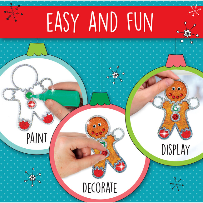 Holiday Easy Sparkle Window Art - Craft Kits - 3