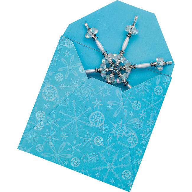 Beaded Snowflake Ornaments - Craft Kits - 5